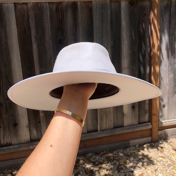 Wide Brim Hat Grey S/M Wool - Picture 5 of 15